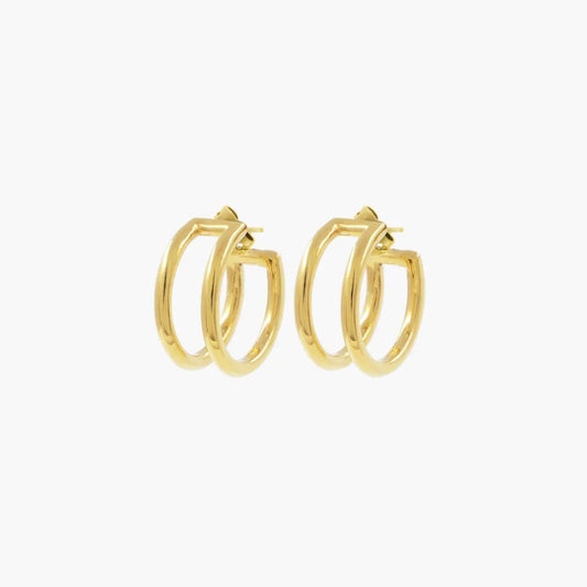 CXC Double Hoop Earrings