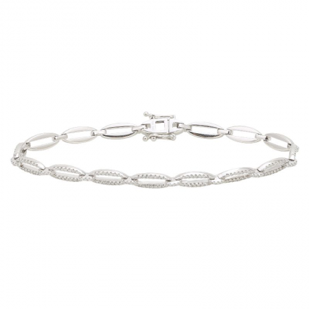 Interlink Diamond Bracelet