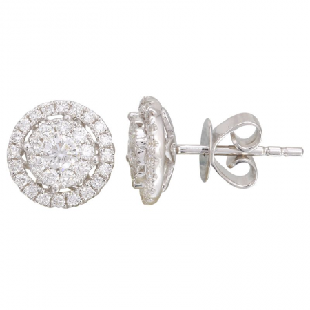 White Gold Diamond Earrings