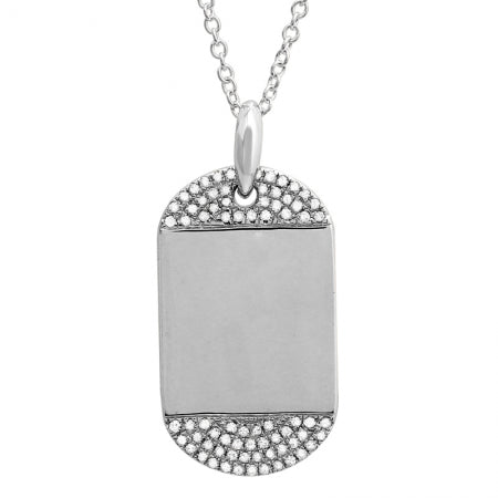 Nogama Diamond Custom Dog Tag