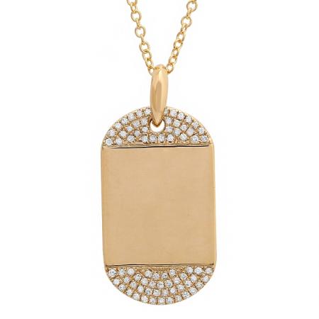 Nogama Diamond Custom Dog Tag