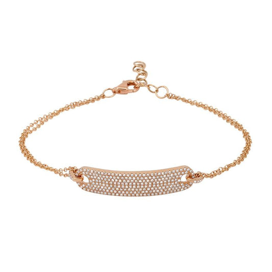 Diamond Pavé Bar Bracelet Nogama