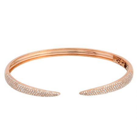 Pavé Claw Bangle