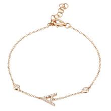 Diamond Initial Bracelet
