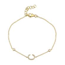 Diamond Initial Bracelet
