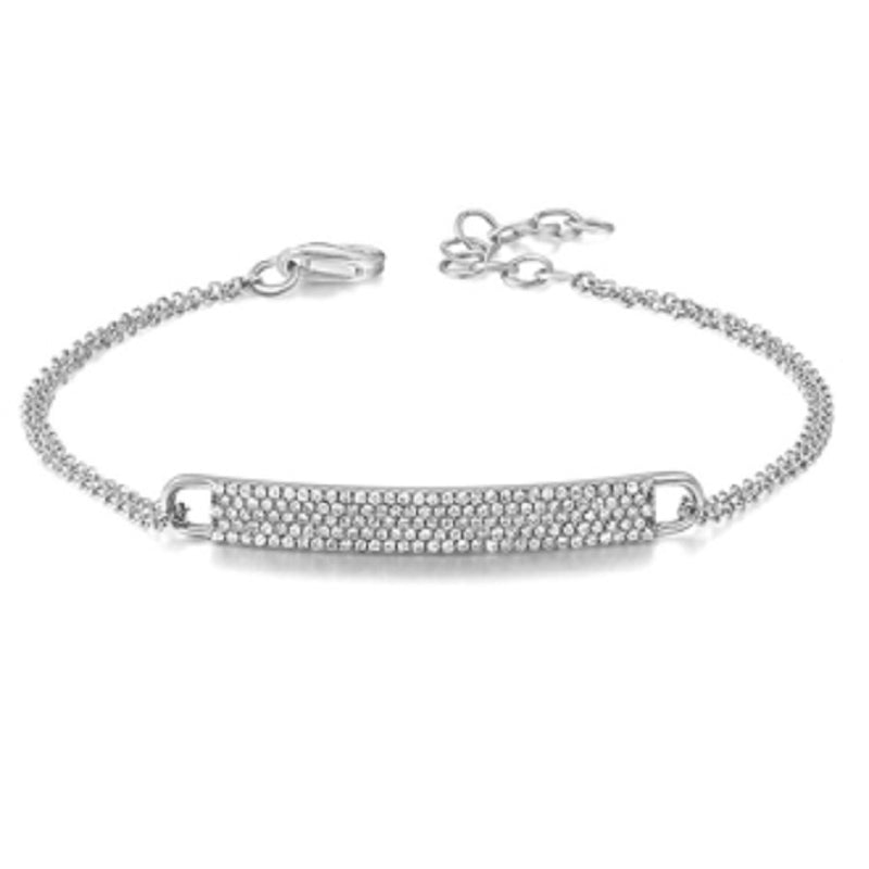 Diamond Pavé Bar Bracelet Nogama