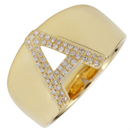 Nogama Initial Diamond Ring