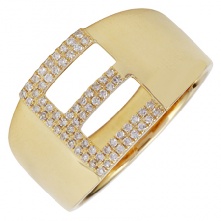 Nogama Initial Diamond Ring
