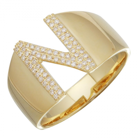 Nogama Initial Diamond Ring