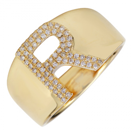 Nogama Initial Diamond Ring