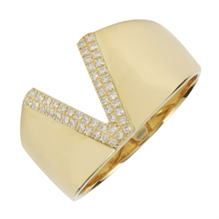 Nogama Initial Diamond Ring