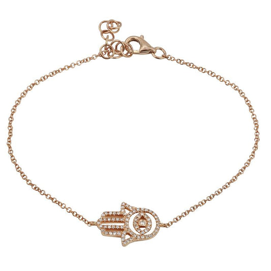 Nogama Diamond Hamsa Bracelet