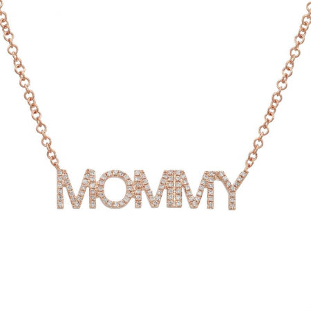 Nogama Collection Mommy Diamond Necklace