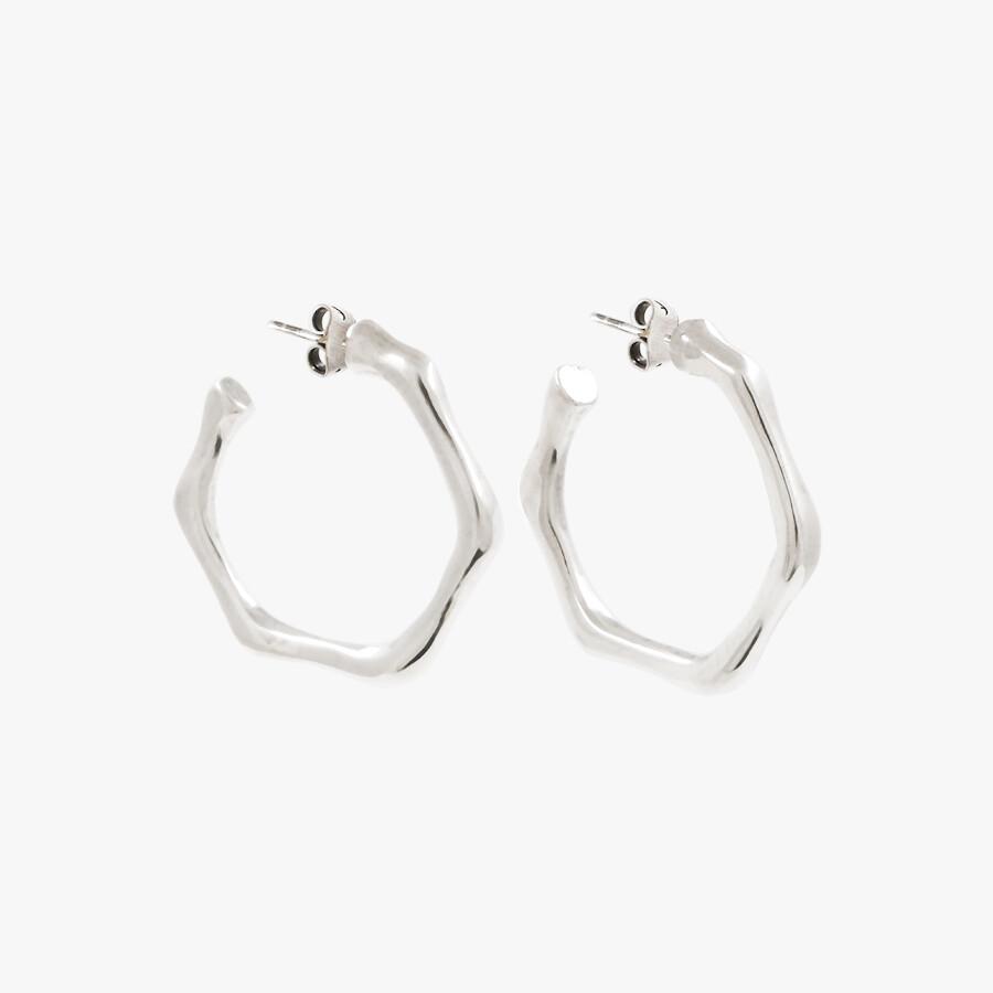 silver hoops