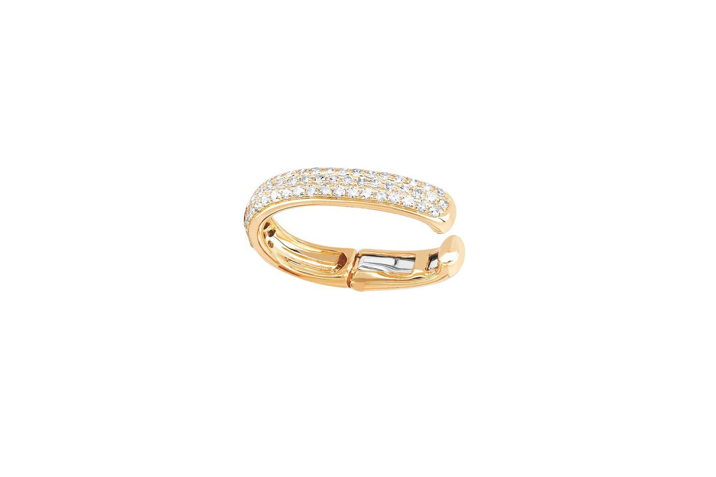 EF Collection Triple Diamond Large Ear Cuff