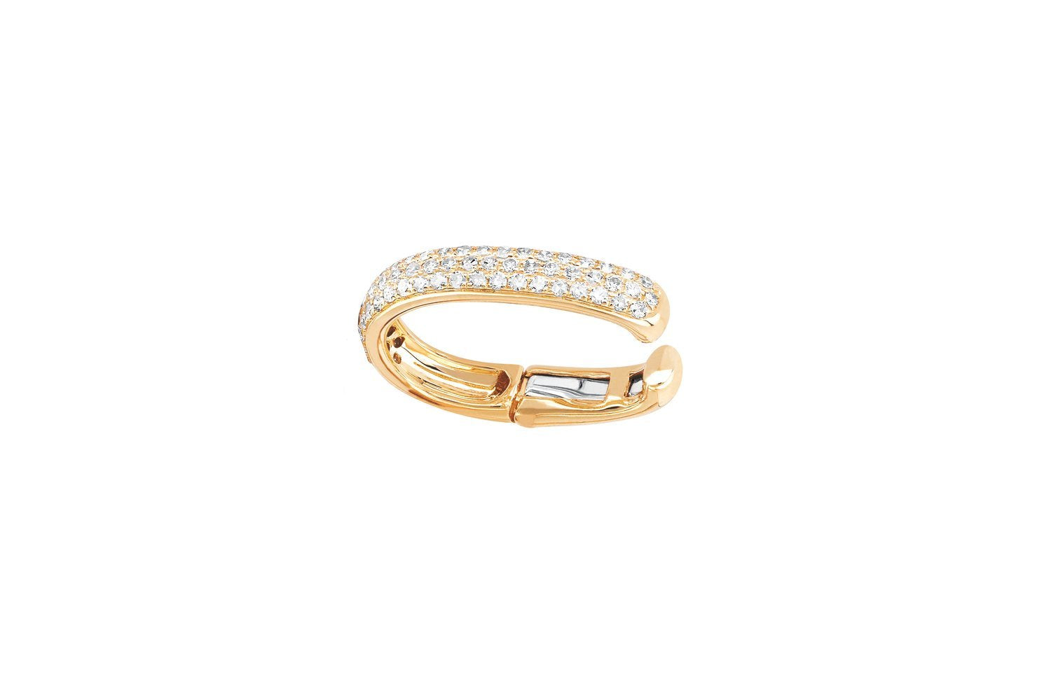 EF Collection Triple Diamond Large Ear Cuff