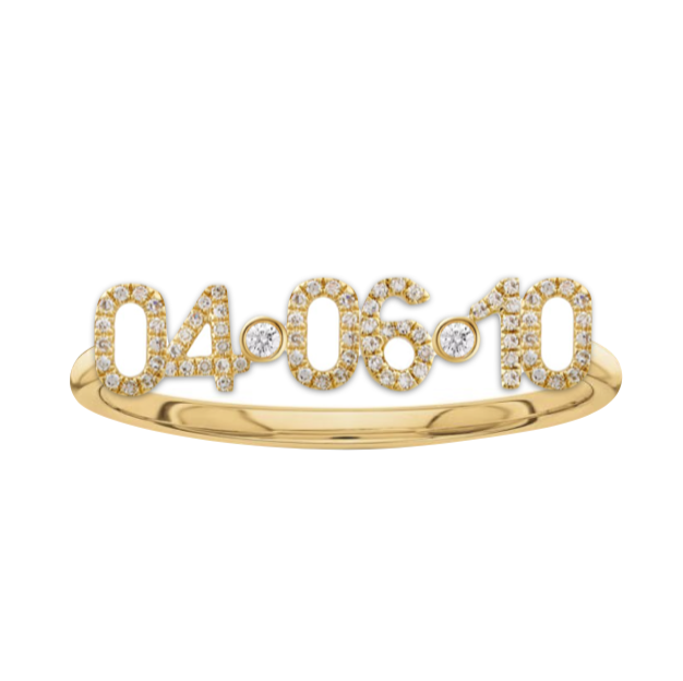 Diamond Date Ring