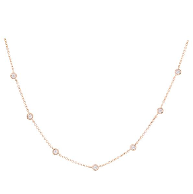 Luna Skye Teardrop Moonstone Choker Necklace