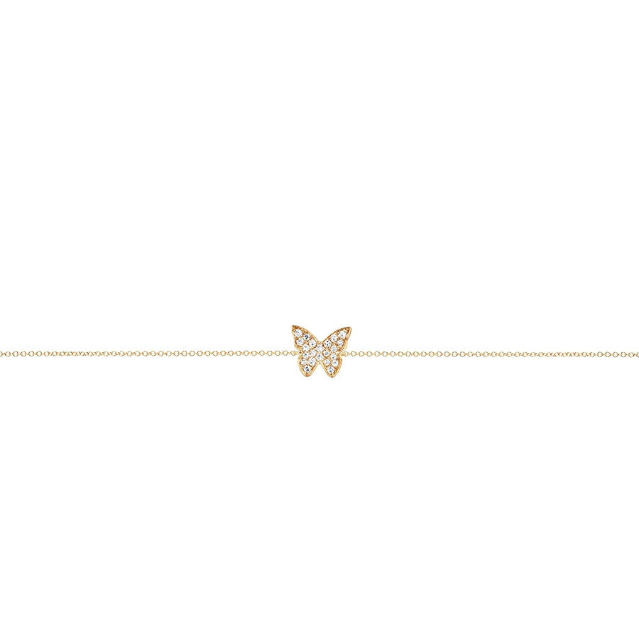 Diamond Butterfly Bracelet