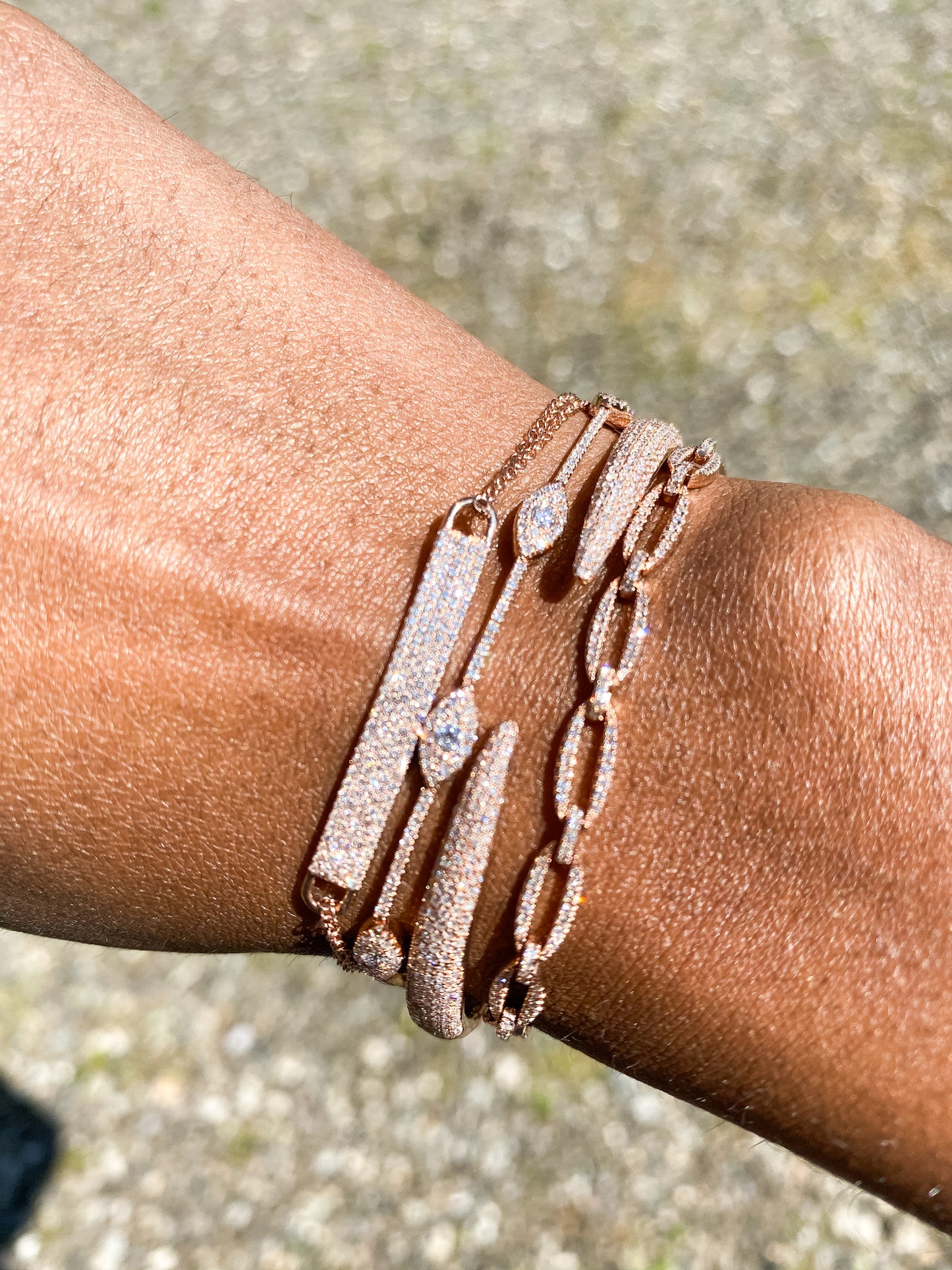 Pavé Claw Bangle