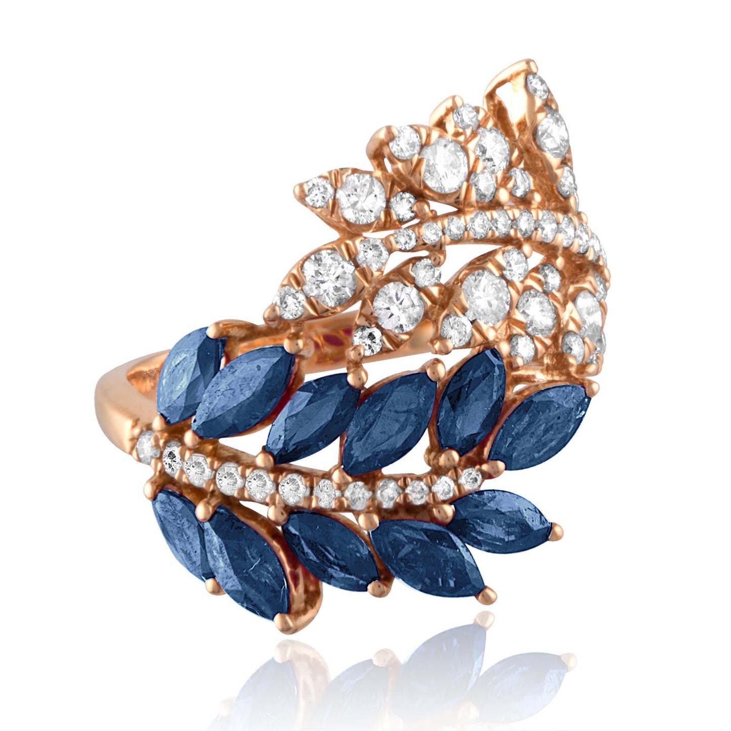 Jane Kaye Double Leaf Ring