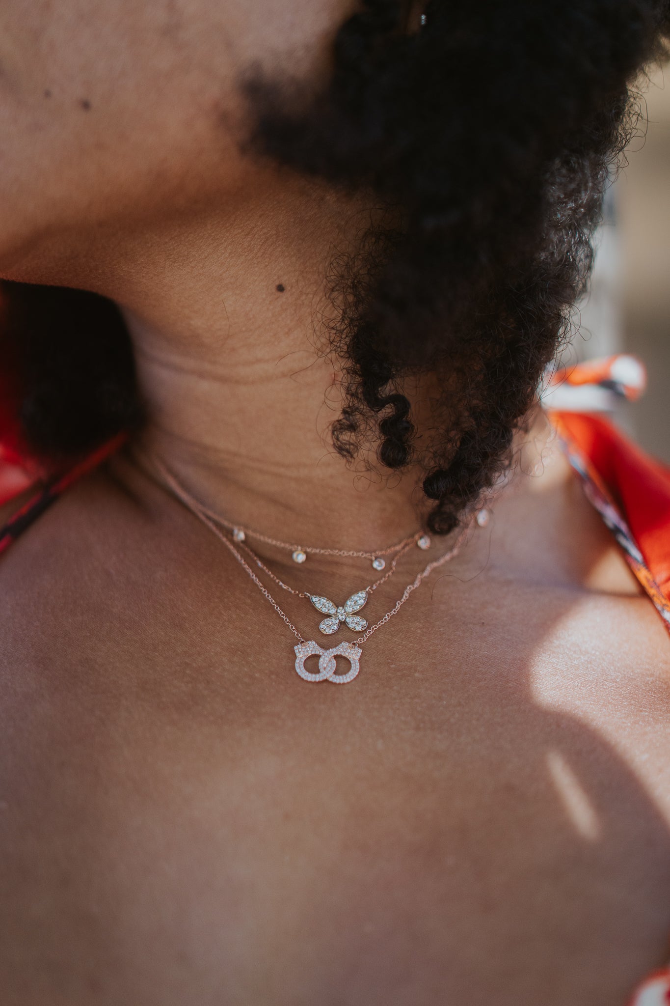 Diamond Butterfly Necklace