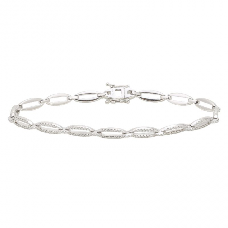 Interlink Diamond Bracelet – NOGAMA Fine Jewelry