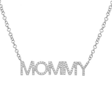 Nogama Collection Mommy Diamond Necklace