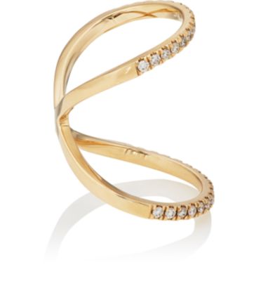 Nogama Collection Diamond Pave Knuckle Ring