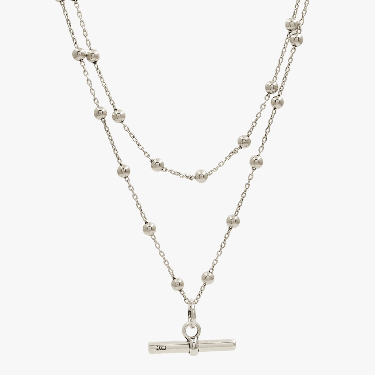 CXC layer necklace